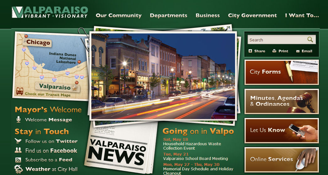 Valparaiso in area code 219